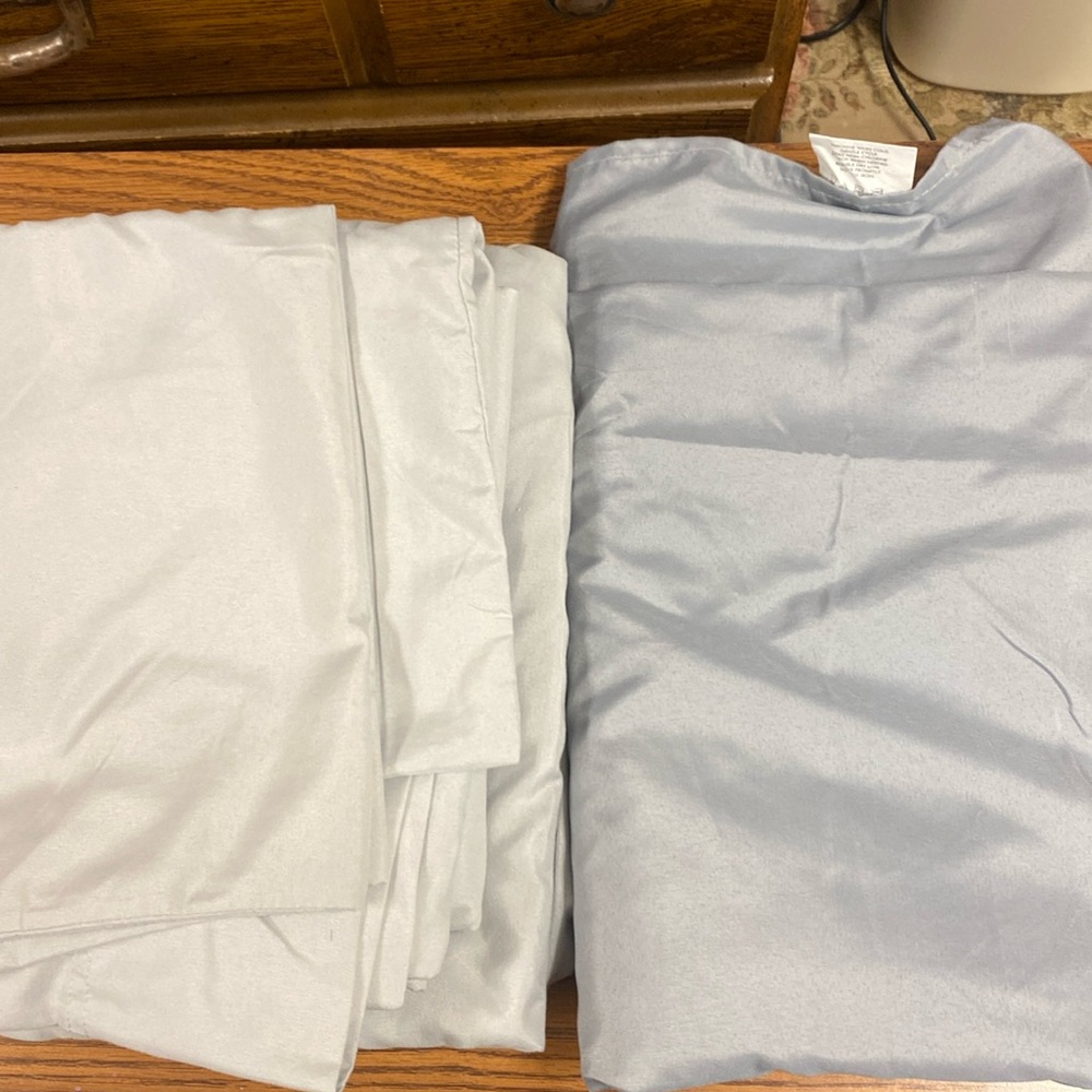 Full sheet and bedskirt